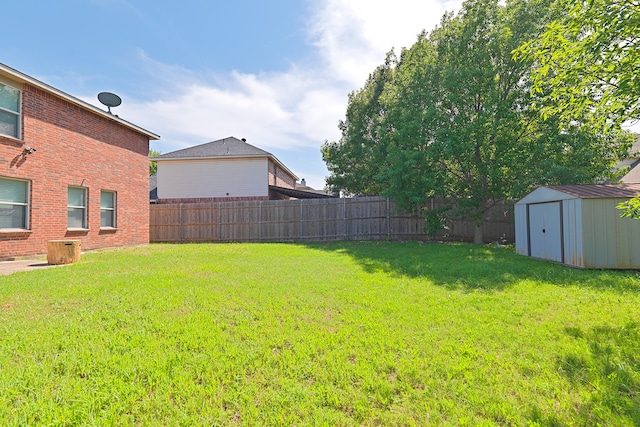 6508 Corral Ln, Denton, TX 76210 - view of yard with a storage shed and an outbuilding
