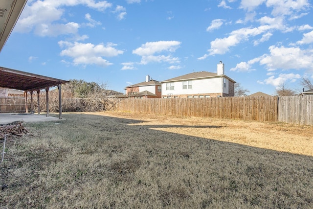 2109 Northridge Dr, Forney, TX 75126 - view of yard with a patio