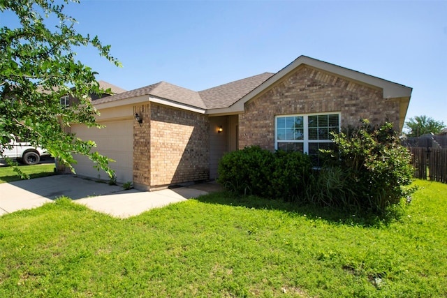 1407 Swan Ridge Dr, Sherman, TX 75092 - single story home featuring brick siding, concrete driveway, and an attached garage