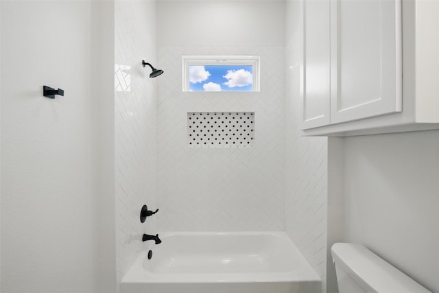 500 Longhorn Dr, Springtown, TX 76082 - bathroom with bathtub / shower combination and toilet
