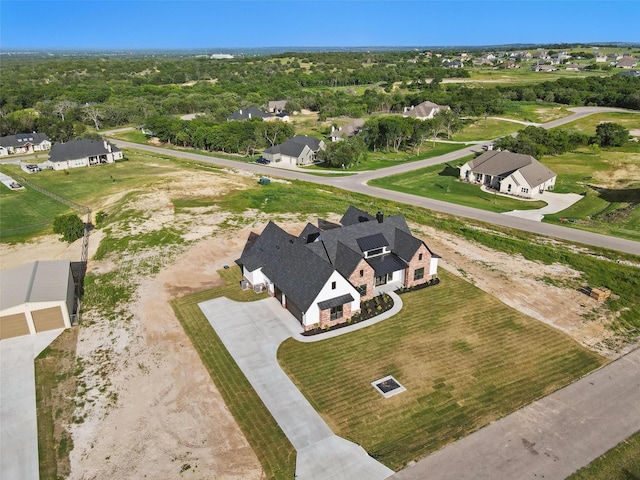 500 Longhorn Dr, Springtown, TX 76082 - aerial overview of property's location with nearby suburban area