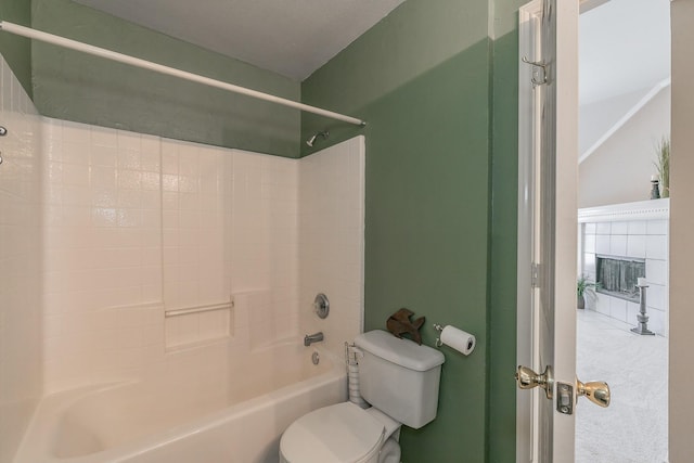 8301 Clearbrook Dr, Fort Worth, TX 76123 - full bathroom with toilet and bathing tub / shower combination