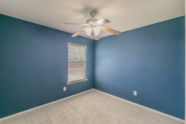 8301 Clearbrook Dr, Fort Worth, TX 76123 - empty room featuring ceiling fan, carpet flooring, and baseboards