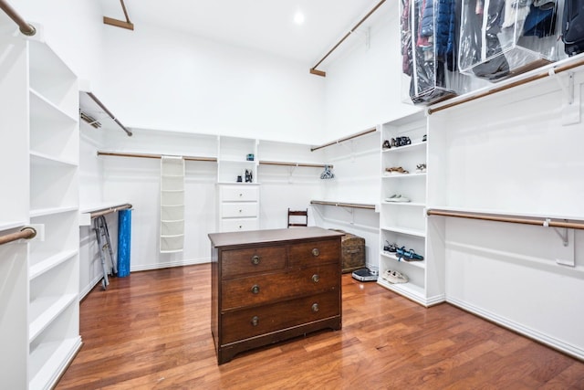 3024 Greenhill Dr, Plano, TX 75093 - spacious closet featuring wood finished floors