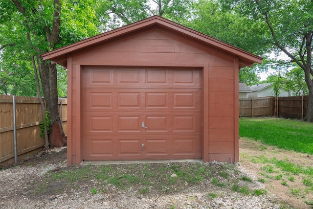 409 Forby Ave, Fort Worth, TX 76103 - detached garage with fence and a shed