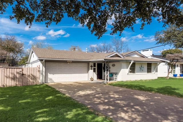 4732 Darla Dr, Fort Worth, TX 76132 - single story home with a garage, concrete driveway, and a shingled roof