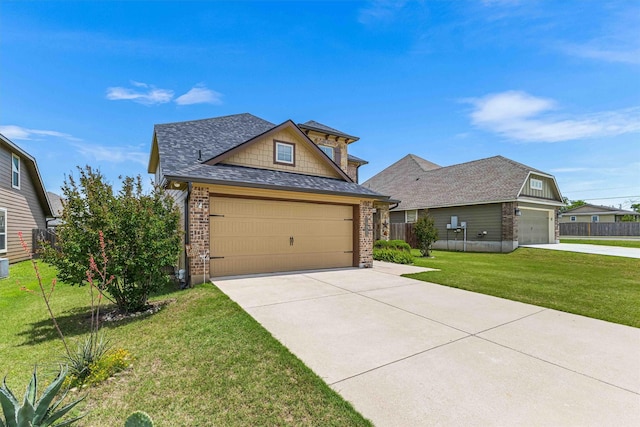 10805 Aurora Dr, Waco, TX 76708 - craftsman-style house featuring driveway and brick siding