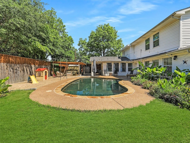 5433 Greenwood Way N, Richland Hills, TX 76180 - view of pool with a patio