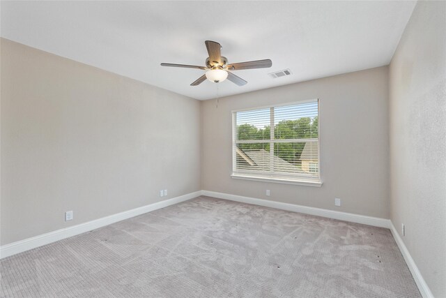 3004 Waterstone Way, Brownwood, TX 76801 - unfurnished room with light colored carpet, a ceiling fan, and baseboards
