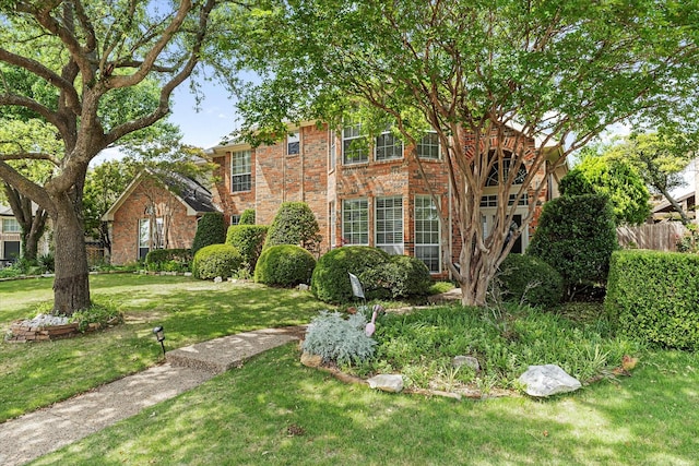 1590 N Hills Dr, Rockwall, TX 75087 - view of front facade featuring brick siding