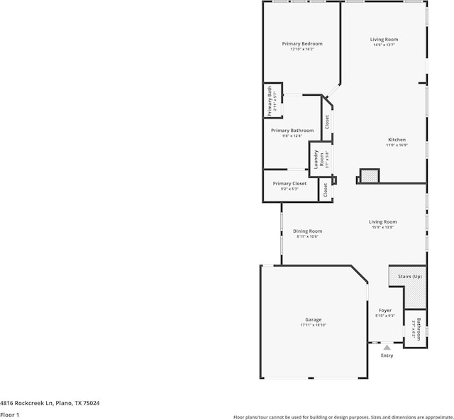 4816 Rockcreek Ln, Plano, TX 75024 - room layout