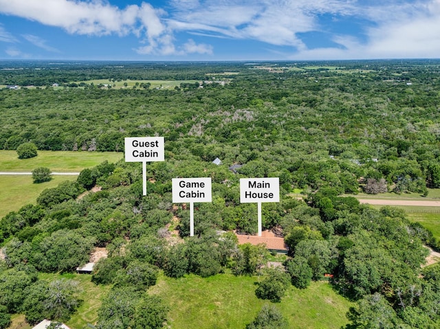 168 Barker Ln, Waco, TX 76705 - bird's eye view of a heavily wooded area