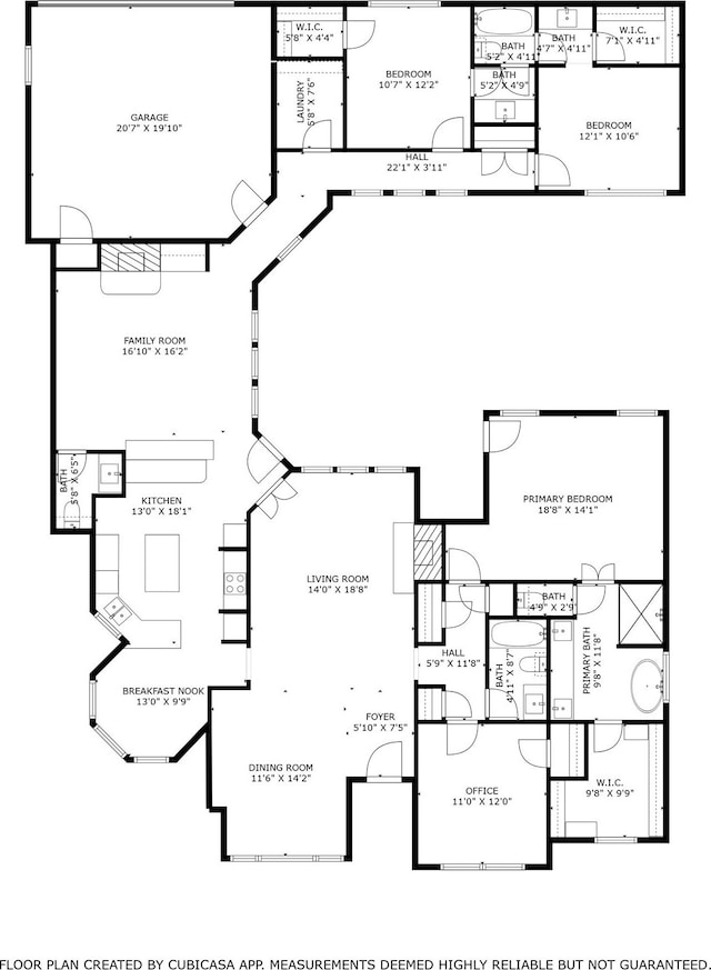 2111 Rheims Dr, Carrollton, TX 75006 - property floor plan