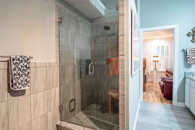 4728 Misty Oak Ln, Arlington, TX 76017 - full bathroom with a stall shower