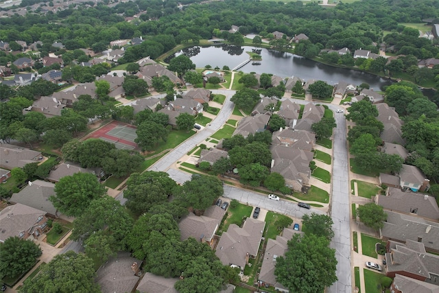 4728 Misty Oak Ln, Arlington, TX 76017 - aerial view of residential area featuring a nearby body of water
