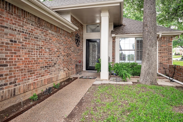 4728 Misty Oak Ln, Arlington, TX 76017 - entrance to property with brick siding and roof with shingles