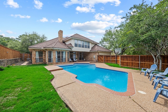 2320 Table Rock Ct, Arlington, TX 76006 - view of pool with a patio area