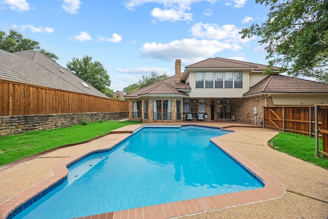 2320 Table Rock Ct, Arlington, TX 76006 - view of swimming pool with a patio