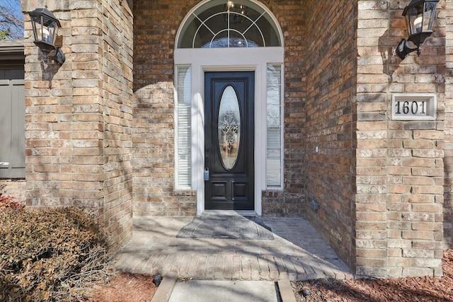 1601 Wheatberry Ct, Allen, TX 75002 - doorway to property with brick siding