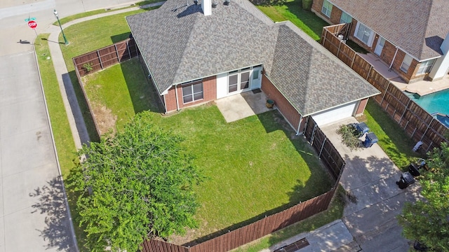 7601 Jennifer Ln, Frisco, TX 75034 - aerial view of property and surrounding area