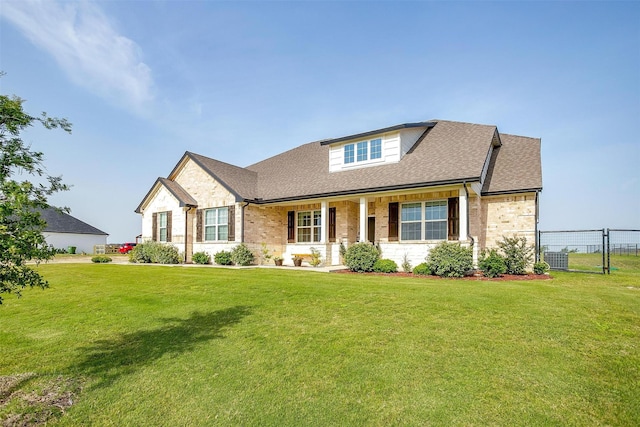 340 Sanger Dr, Springtown, TX 76082 - view of front of property with brick siding and roof with shingles