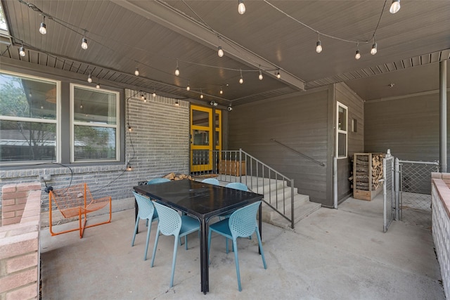 2137 Lenamon St, Waco, TX 76710 - view of patio / terrace featuring outdoor dining space