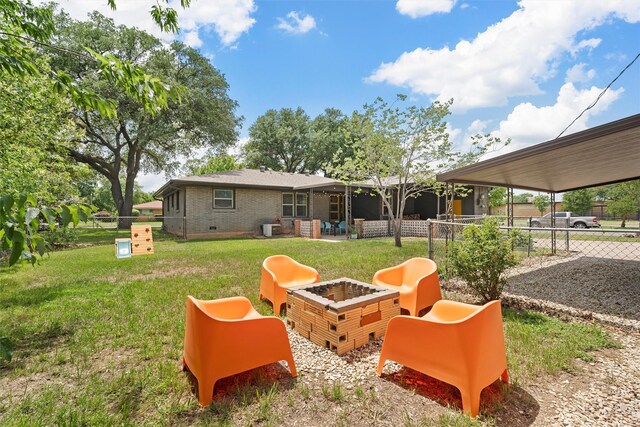 2137 Lenamon St, Waco, TX 76710 - view of yard