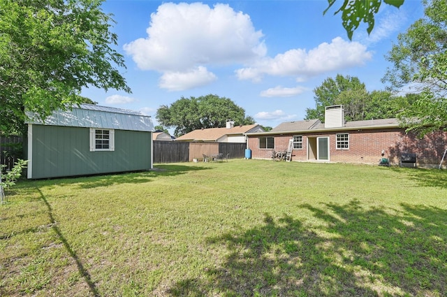 5605 Santa Fe Trl, Haltom City, TX 76148 - view of yard with an outbuilding and a shed