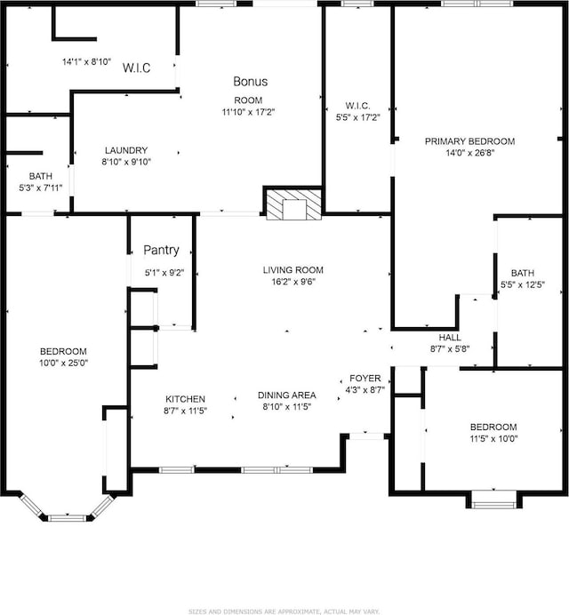 5605 Santa Fe Trl, Haltom City, TX 76148 - floor plan / room layout