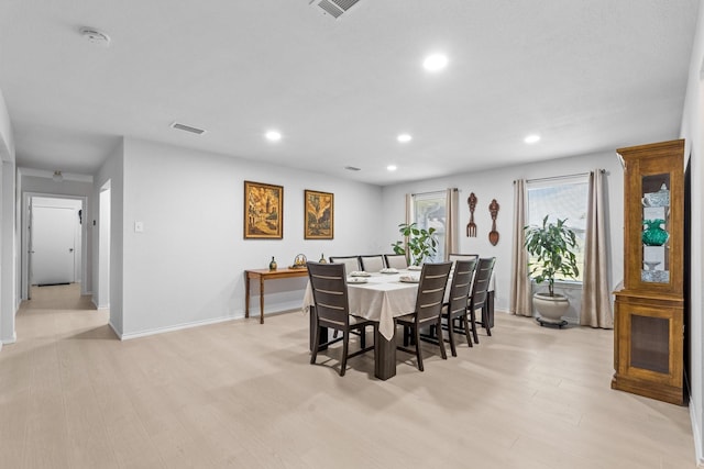 1930 Copper Ridge Cir, Rockwall, TX 75032 - dining area featuring light wood-style flooring, recessed lighting, and baseboards