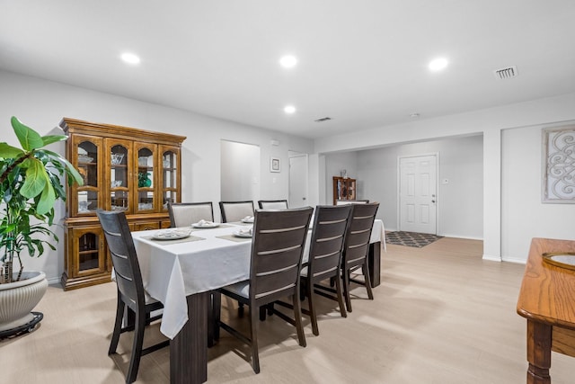 1930 Copper Ridge Cir, Rockwall, TX 75032 - dining room with recessed lighting, light wood-type flooring, and baseboards