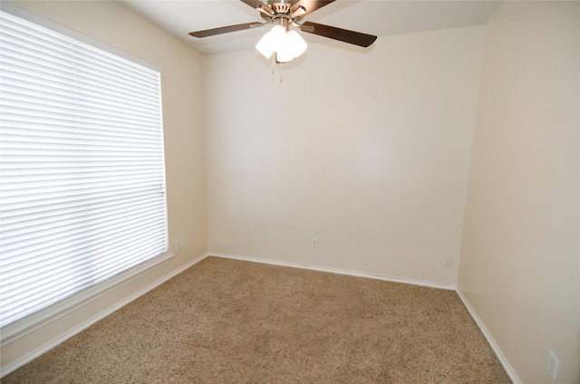 708 Flora Vista Ct, Arlington, TX 76002 - carpeted empty room featuring a ceiling fan and baseboards