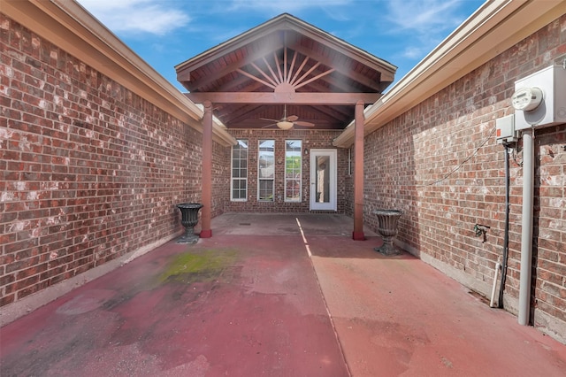 1424 Greenwich Dr, Allen, TX 75013 - view of patio / terrace with a ceiling fan