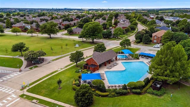 1424 Greenwich Dr, Allen, TX 75013 - aerial view of a pool