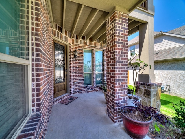 1316 Brentfield Dr, Anna, TX 75409 - view of exterior entry featuring brick siding
