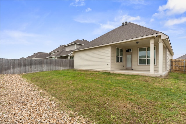 3625 Beutel Rd, Waco, TX 76655 - back of house featuring a patio area and a shingled roof