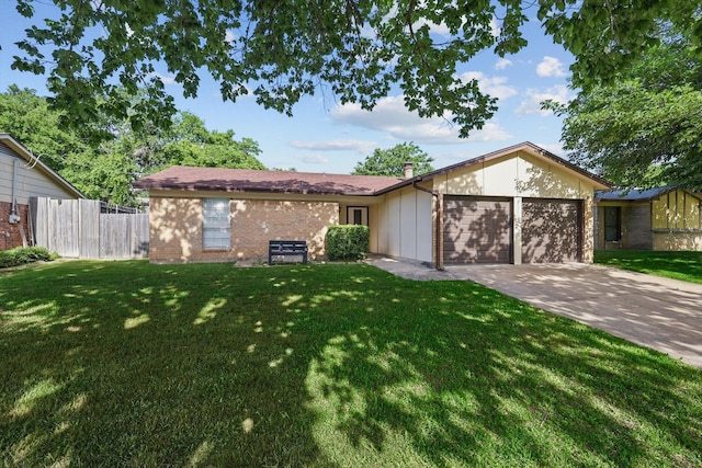 6529 Wooddale Dr, Watauga, TX 76148 - view of front of home featuring an attached garage, brick siding, and concrete driveway
