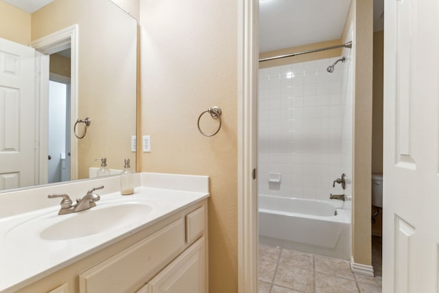 701 Mason Dr, Allen, TX 75013 - full bathroom featuring vanity, tub / shower combination, and tile patterned flooring