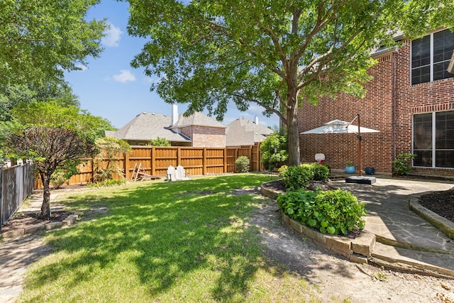 701 Mason Dr, Allen, TX 75013 - view of yard with a patio