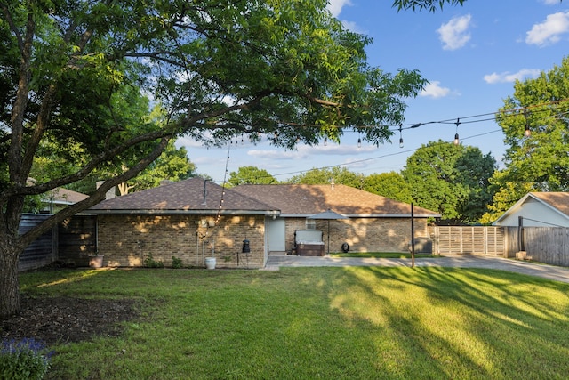 731 N Horne St, Duncanville, TX 75116 - back of property featuring brick siding and a shingled roof