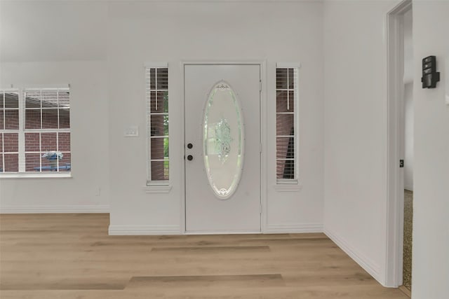 289 Cates Rd, Van Alstyne, TX 75495 - entryway featuring light wood finished floors