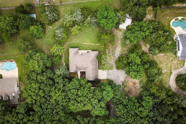 289 Cates Rd, Van Alstyne, TX 75495 - aerial view of a pool