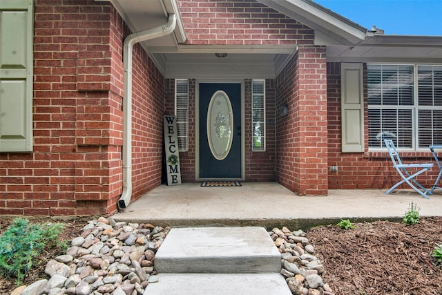 289 Cates Rd, Van Alstyne, TX 75495 - view of exterior entry with brick siding