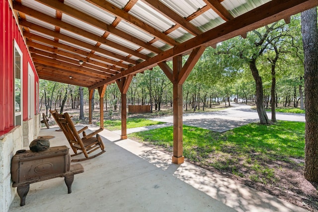 148 Arista Trl, Poolville, TX 76487 - view of patio