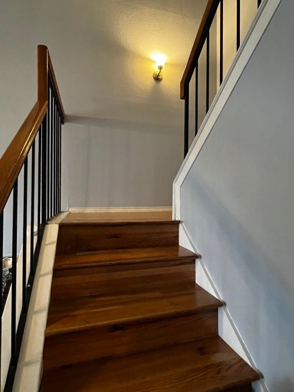 view of stairs
