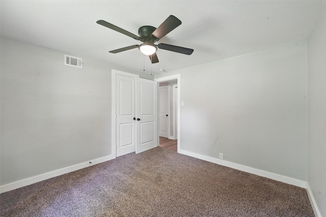 1220 Brittany Ln, Arlington, TX 76013 - unfurnished bedroom featuring carpet flooring, baseboards, and ceiling fan