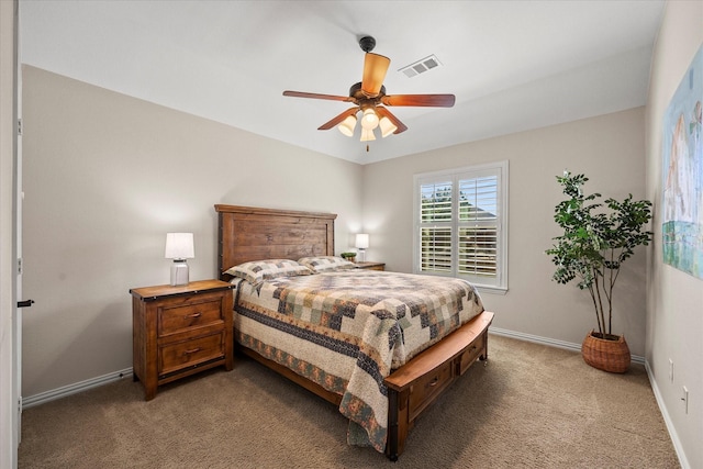227 Justin Rd, Murphy, TX 75094 - bedroom featuring carpet, baseboards, and a ceiling fan
