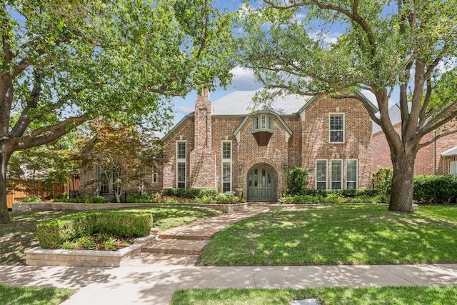 4024 Oakmeadow Dr, Plano, TX 75093 - tudor-style house with brick siding