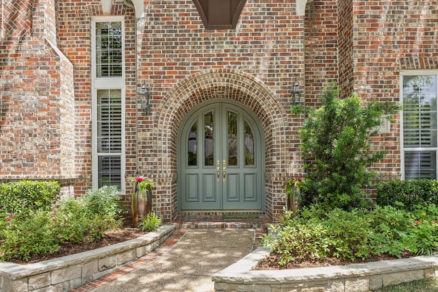 4024 Oakmeadow Dr, Plano, TX 75093 - doorway to property with brick siding
