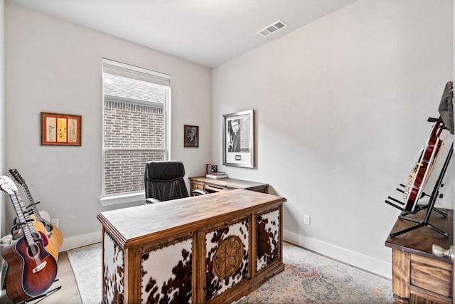 762 Corner Post Path, Celina, TX 75009 - office area with baseboards and light wood-style flooring